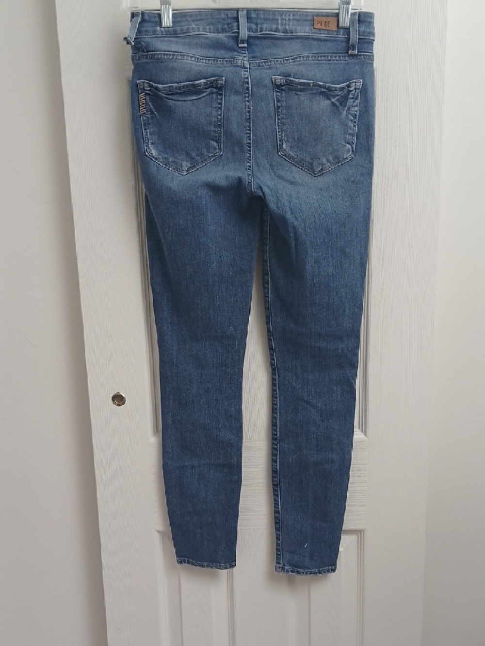 PAIGE VERDUGO ANKLE Medium Wash Skinny Jeans Size 28 - Picture 6 of 16